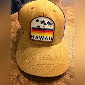 Hawaii Patch Mustard Yellow Trucker Hat